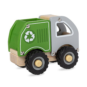 Игрушечный мусоровоз LUKNO, зелёный